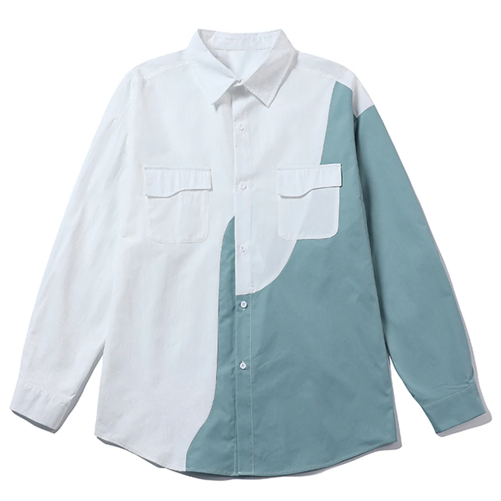 

Long Sleeved Shirt Men's 2021 Autumn Loose Korean Fashion Fat Man Large Shirts Ins Fashion Brand Lazy Style