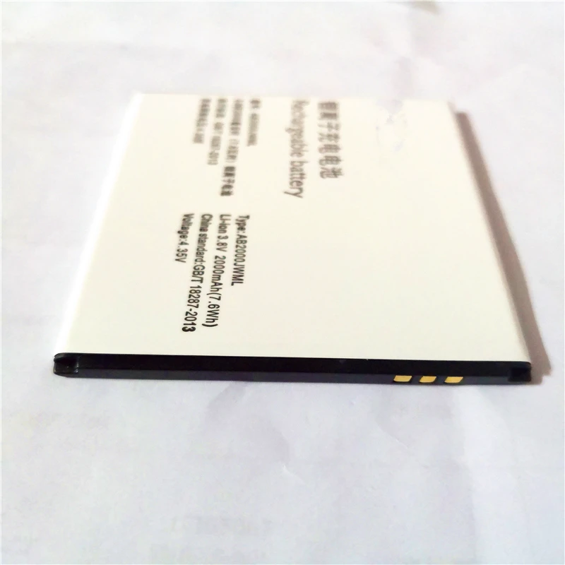 Оригинальный AB2000JWML Батарея для Xenium S337 CTS337 мобильного телефона PHILIPS AB2000JWMT