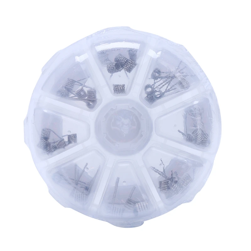 48 шт./компл. предварительно построенные катушки RTA RDA плоские скрученные