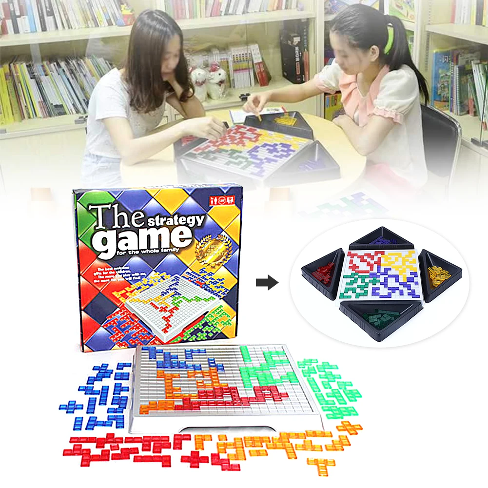 

2021 стратегия игры Blokus настольная игра развивающая ToysSquares игра легко играть для детей серии игр в помещении вечерние Детские кубики, подарки ...