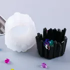 Новинка, прозрачный камень YZY, коробка для безделушек, силиконовая форма, коробка для хранения, форма для шкатулки для ювелирных изделий, форма для смолы, материалы для рукоделия, формы для смолы