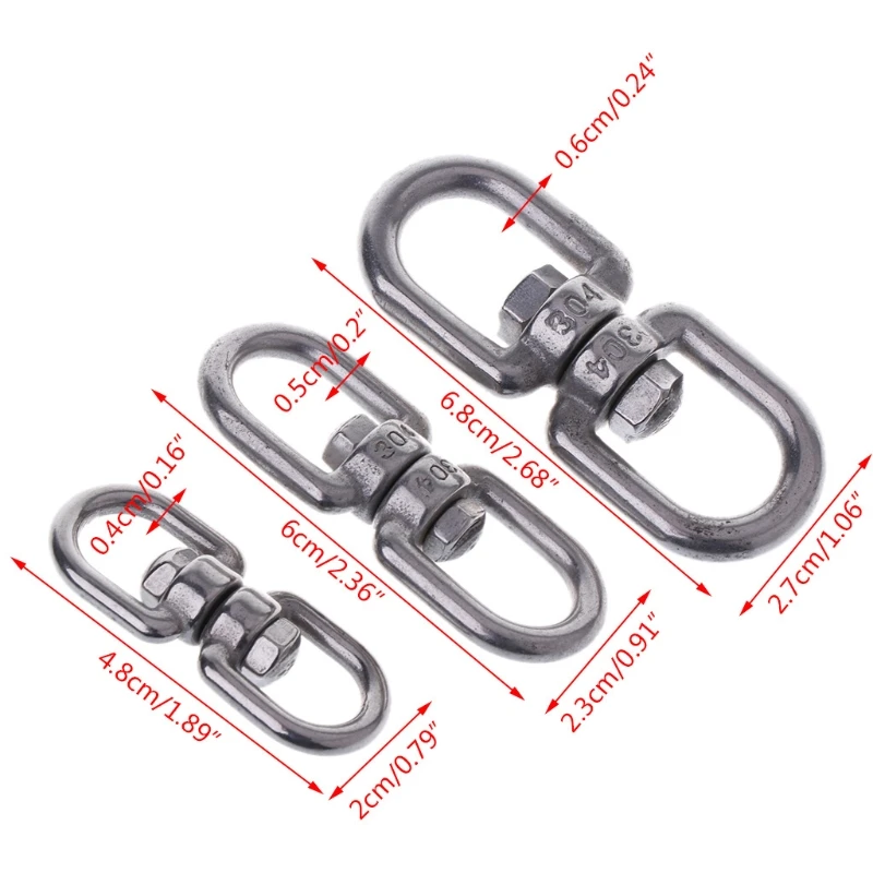 

2021 New EDC 8 Shape Rotary Buckle Safety Climbing Swivel Hook Connector Carabiner Clasp