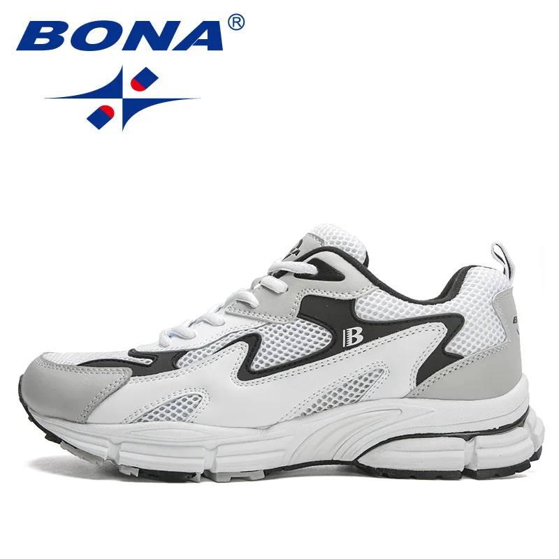 BONA 2022 New Designers Trendy Running Shoes Men Sport Sneakers High Quality Man Jogging Shoes Athletic Footwear Mansculino Soft