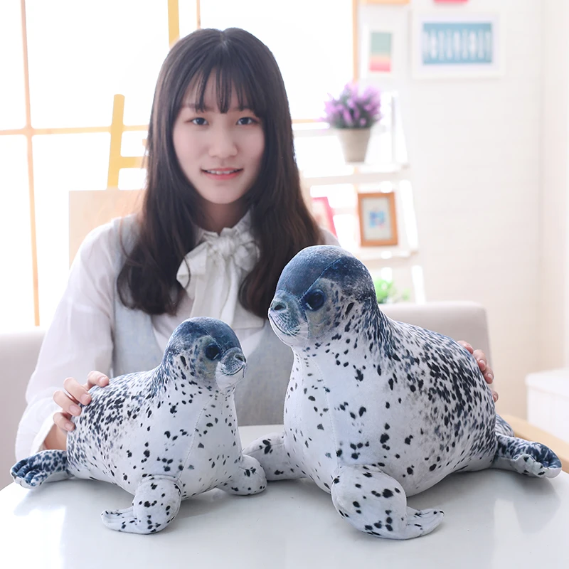 Милые Huggable плюшевые игрушечные печати плюшевая подушка-тюлень пухленькая