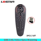 L8star 2PCS G30S умная воздушная мышка 33 Key IR Learning Voice Search 6 Axis Gyroscope Remote Control for Andorid Smart TV  TV Box
