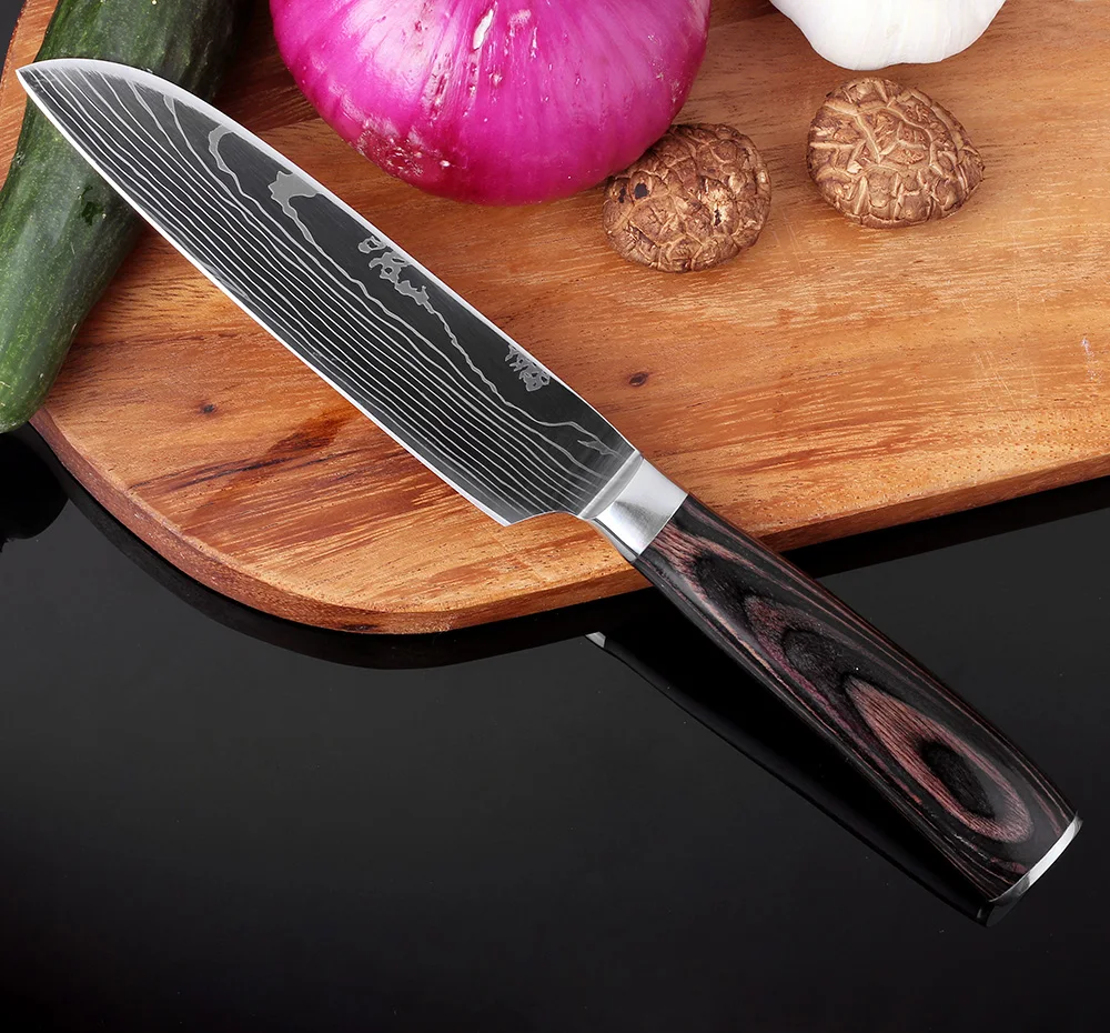 XITUO кухонные ножи шеф повара 5 &quotНож для нарезки овощей инструмент приготовления