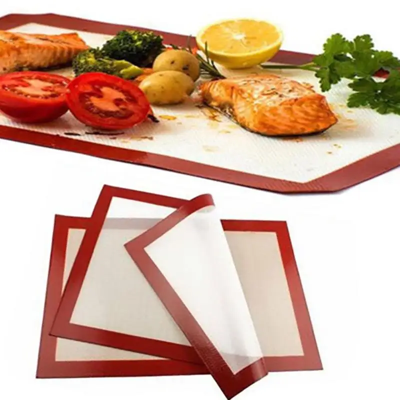 

Rolling Pin Pad Silicone Baking Mat Silicone Mat Reusable Durable 30x21cm Food-Grade High Temperature Resistance Kitchen Tool