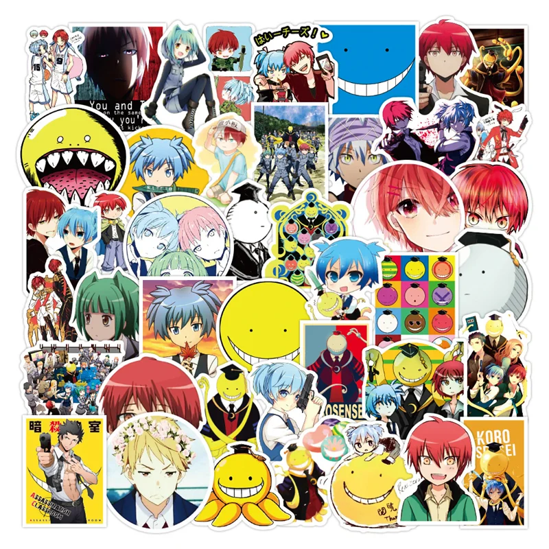 

10/30/50 PCSNew Anime Assassination Classroom Graffiti Stickers Notebook Skateboard Children Suitcase Motorcycle Laptop Stickers