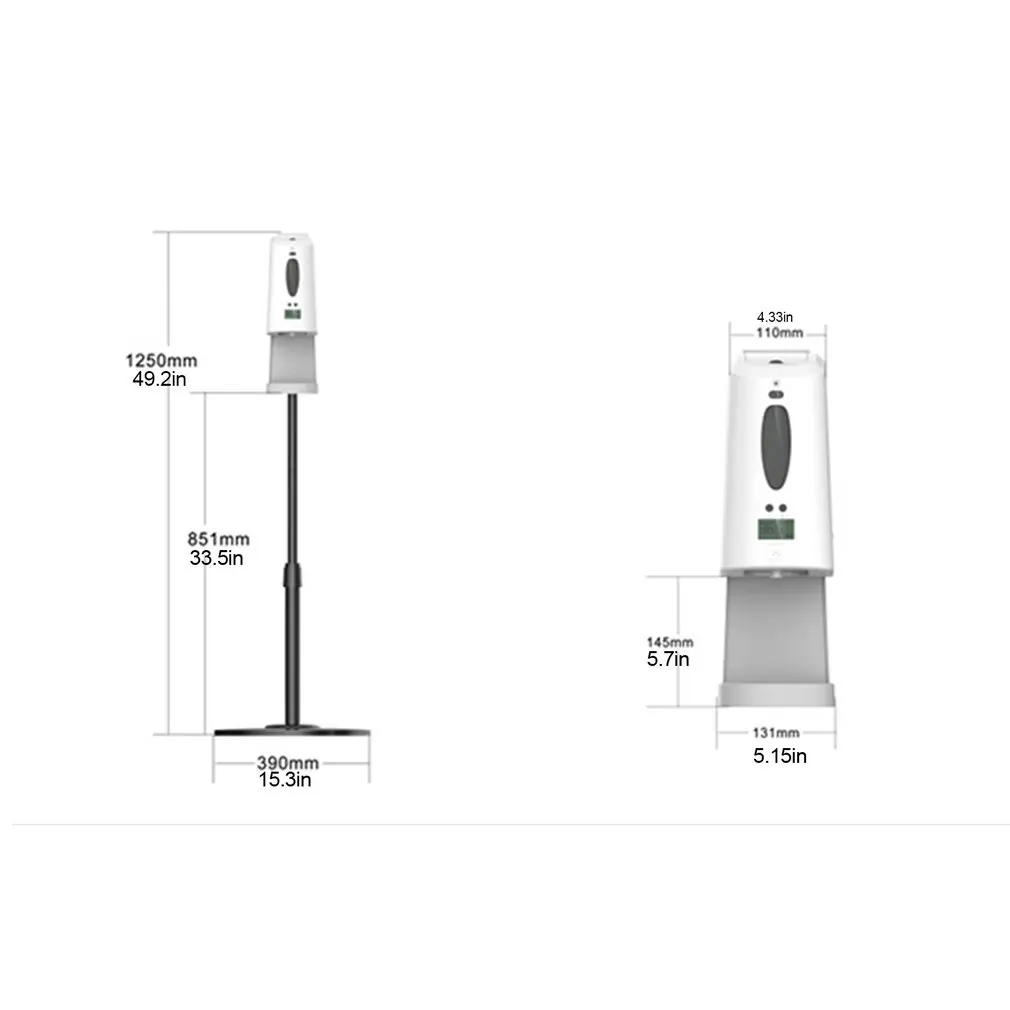 

2 In 1 Infrared Termometer Temperature Sensor Digital Automatic Temperature Measurement Hand Washing Thermometer