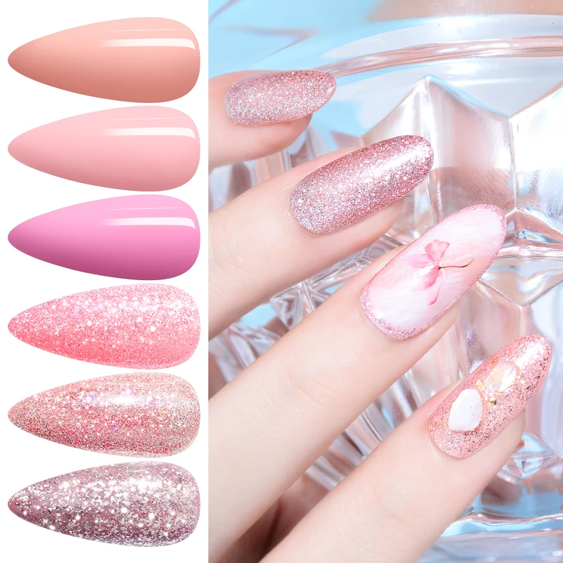 Магнитный Блестящий розовый гель для ногтей MSRUIOO 5 мл | Красота и здоровье