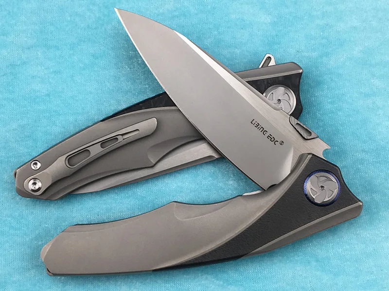 LiBing оригина Raptor Флиппер складной нож для ежедневного использования, S90V лезвие titanium Ручка Открытый Отдых Фруктовый нож, инструмент для повседневного использования