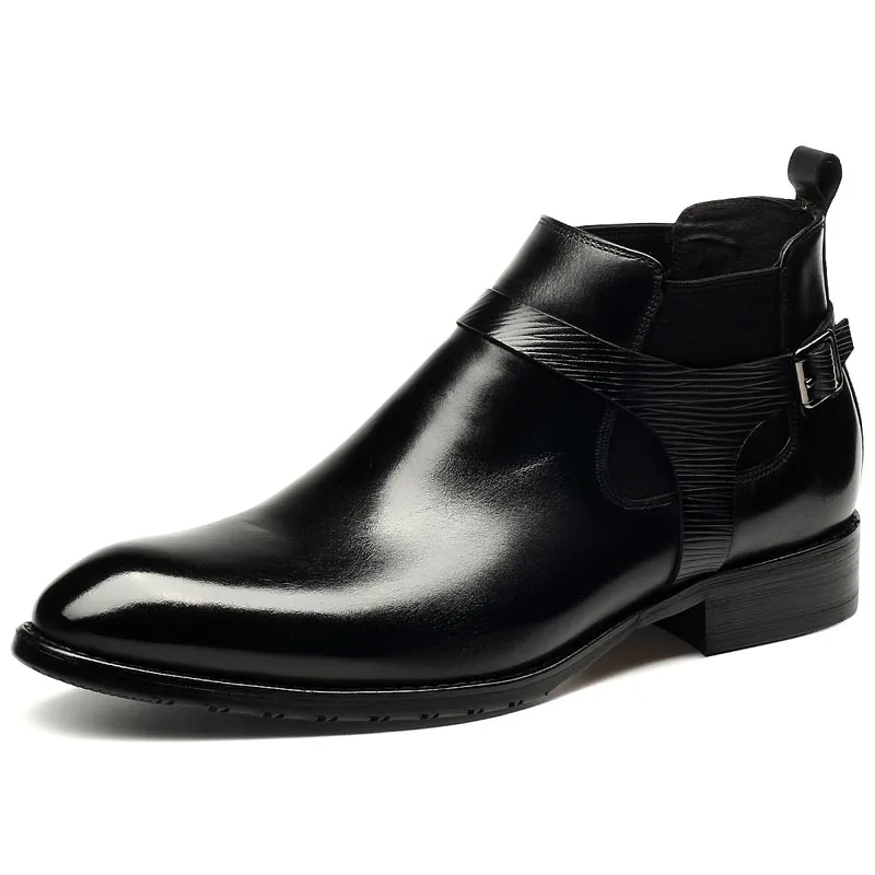 Новинка Лидер продаж Зимняя модная мужская обувь на низком каблуке без шнуровки