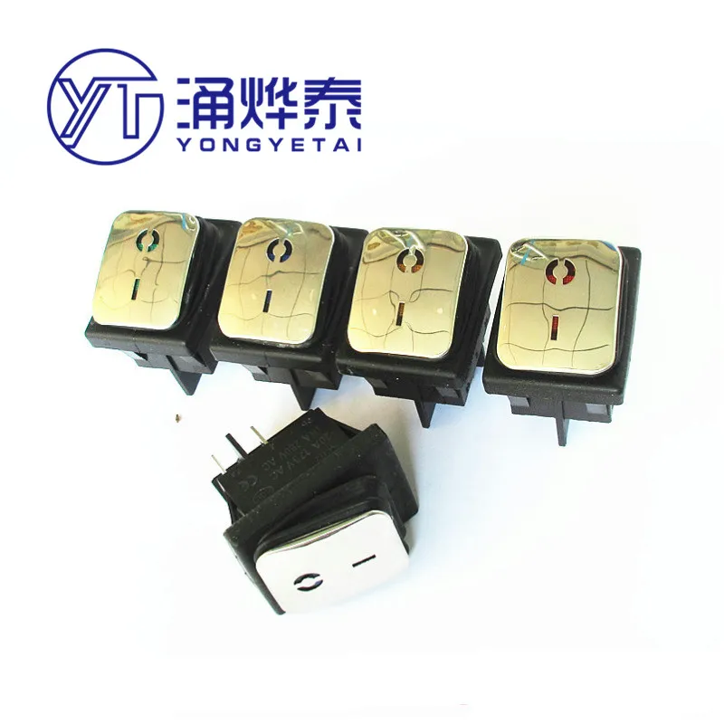 YYT 2 шт. KCD4 поверхность из нержавеющей стали 4Pin светильник кой водонепроницаемый