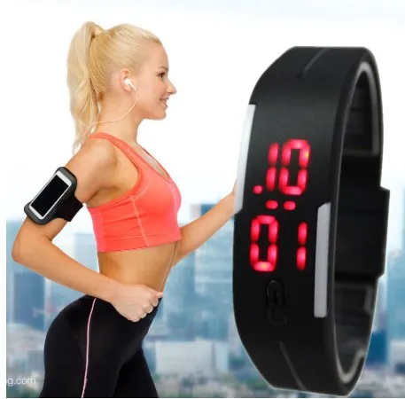 Бесплатная доставка мужские часы 2019 спортивные светодиодные Мужские цифровые