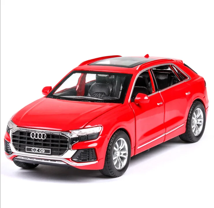 Моделирование Audi Q8 1:32 детская Игрушечная модель автомобиля с оптической