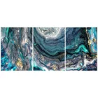 Алмазная вышивка сделай сам, абстрактный пейзаж, алмазная живопись по номеру, Триптих, полноразмерная вышивка, домашний декор, настенные искусства