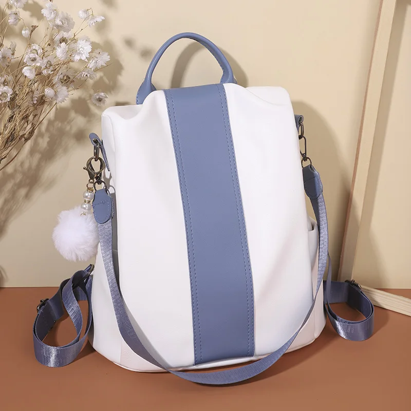 

2021 New High Quality Leather Women Backpack Anti-Theft Travel Backpack Large Capacity School Bag for Teenage Girls Shoulder Bag