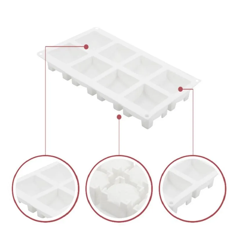 Силиконовая форма для мусса квадратные формы торта замороженного все тортов и