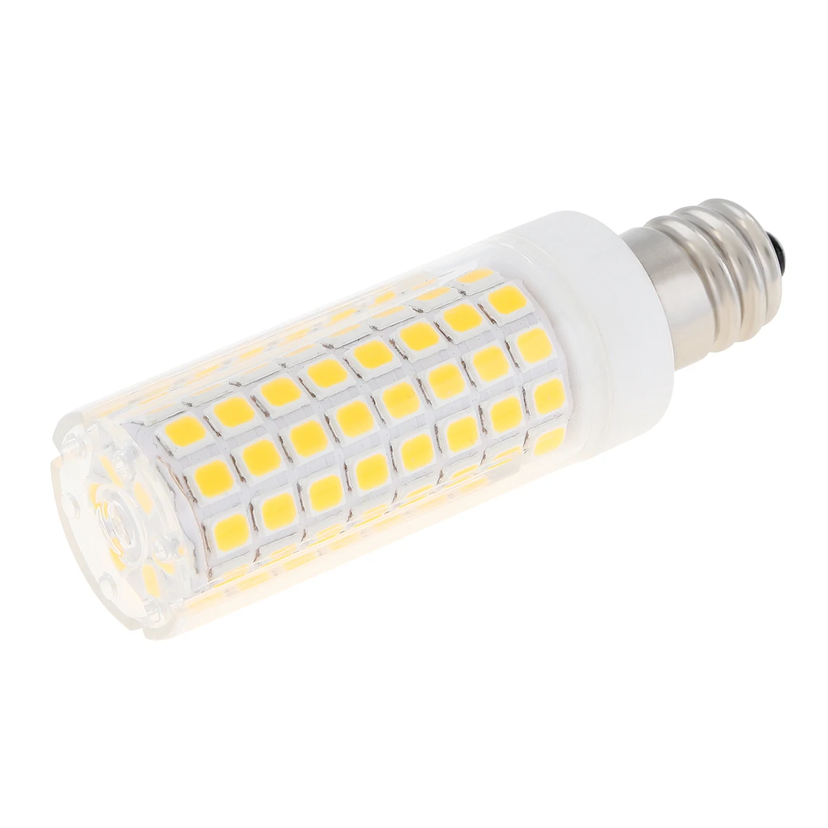 Диммируемая E12 110 в белый/теплый белый 102 светодиодов 2835 SMD 10 Вт силиконовая