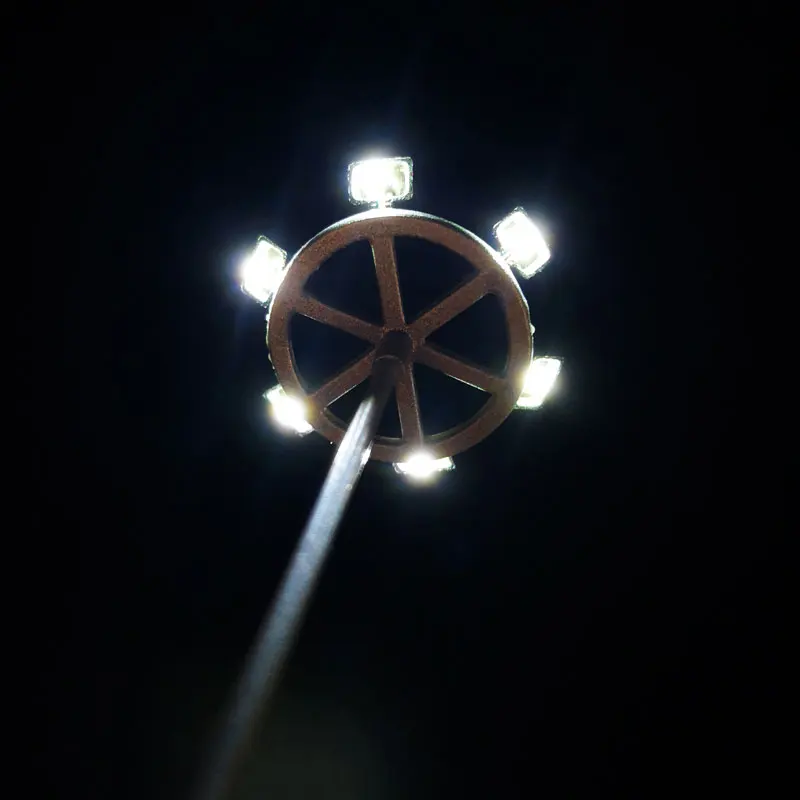 

3 шт., миниатюрная светодиодная модель поезда в масштабе 1:87