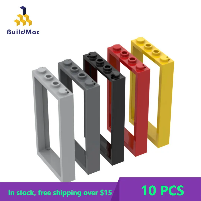 

10PCS MOC Bricks Assembles Particles 60596-30179 1x4x6 For Building Blocks Parts DIY electric Bulk Model Educational Kids Toy