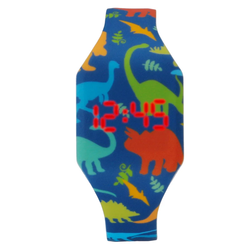 

Cartoon Children's Watches Cute LED Digital Clock Kids Student Dinosaur For Girls Boys Reloj Infantil