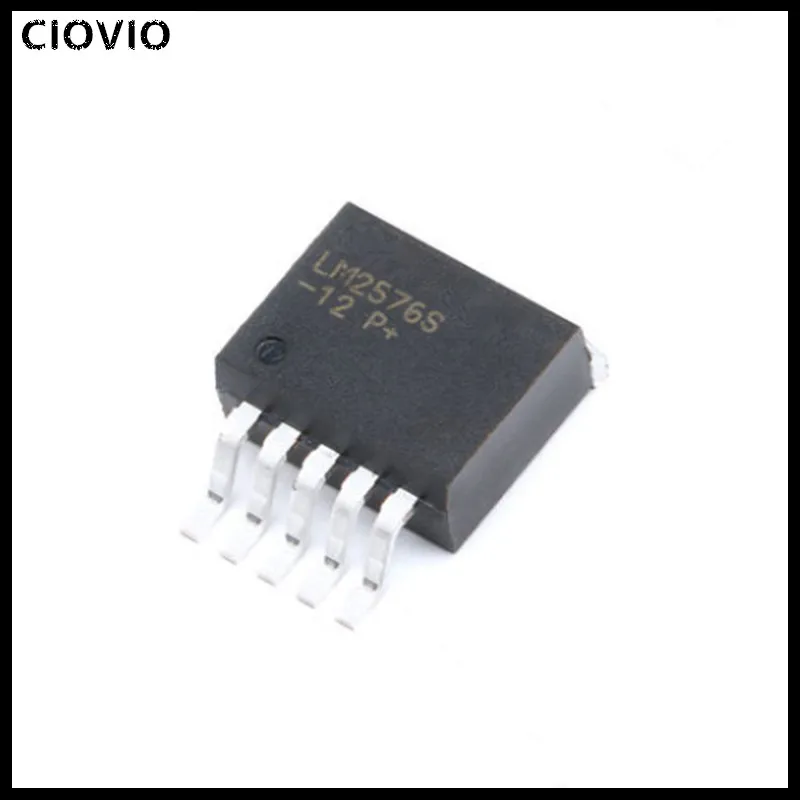 

CIOVIO 5PCS LM2576SX-12/NOPB LM2576SX-12 TO263-5 LM2576SX LM2576-12 LM2576 TO263