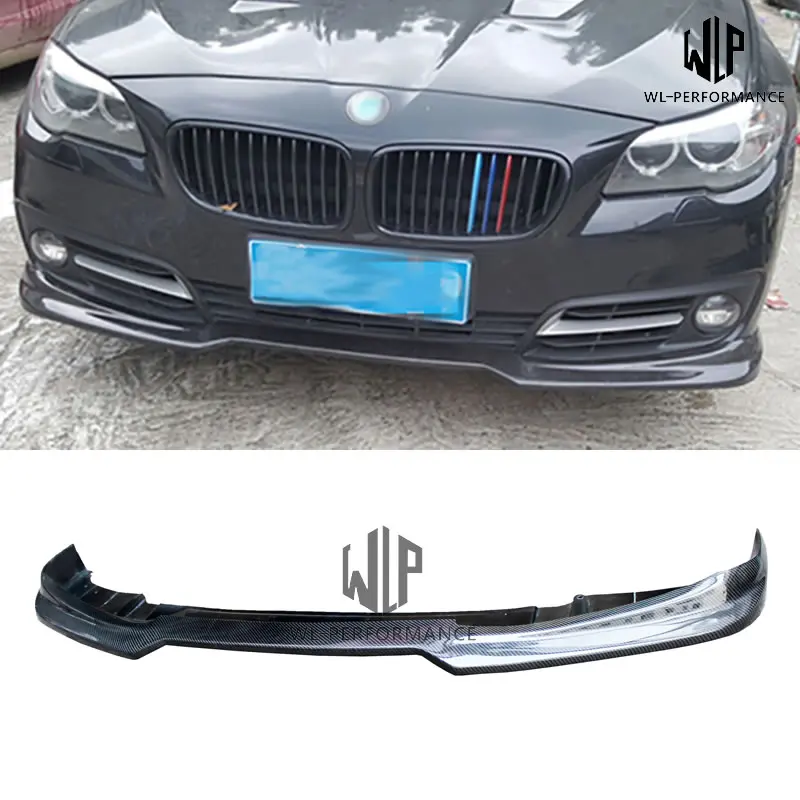 F10 F18 высококачественный сплиттер передней губы из углеродного волокна для