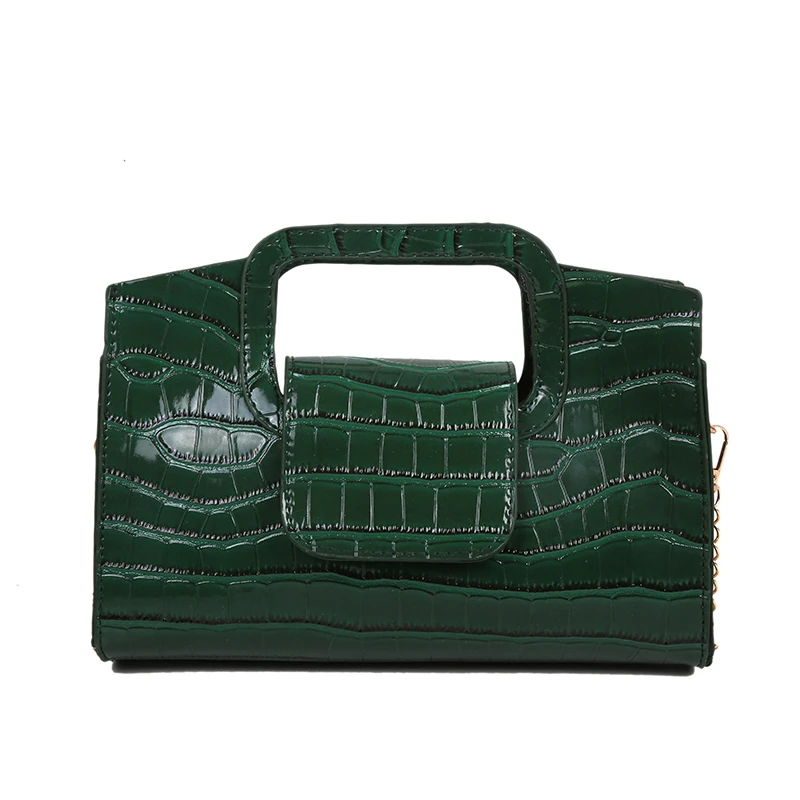 

2021 Candy Color PU Leather Handbags Tote Summer Chain Shoulder Crossody Bags