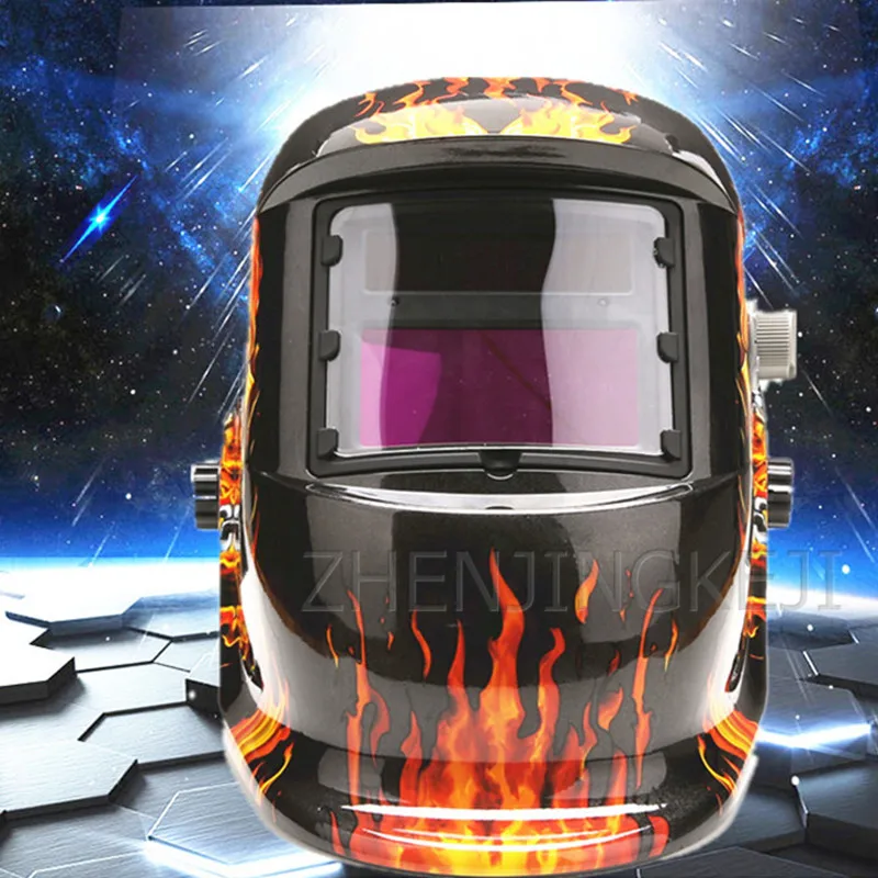 Fully Automatic Dimming Welding Masks Head-mounted Helmet Anti-roast Face Argon Arc For Mechanics Protective Equipment | Инструменты