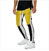 SHUJIN PuimentiuaAutumn Solid Loose Straight Men's Casual Pants Long Trousers Waist Pants Men Plus Size Cotton pantolon erkek