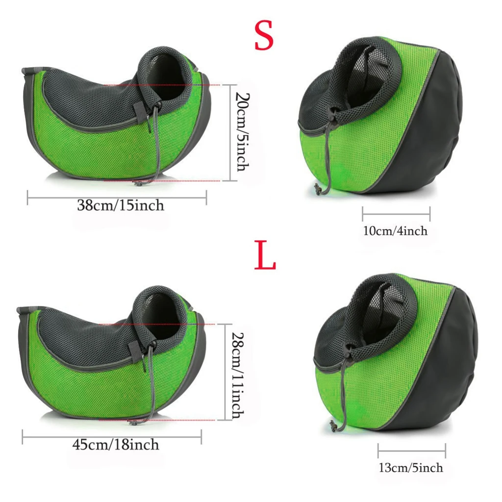 Уличный дорожный рюкзак для собак Сетчатая Сумка на плечо из ткани Оксфорд