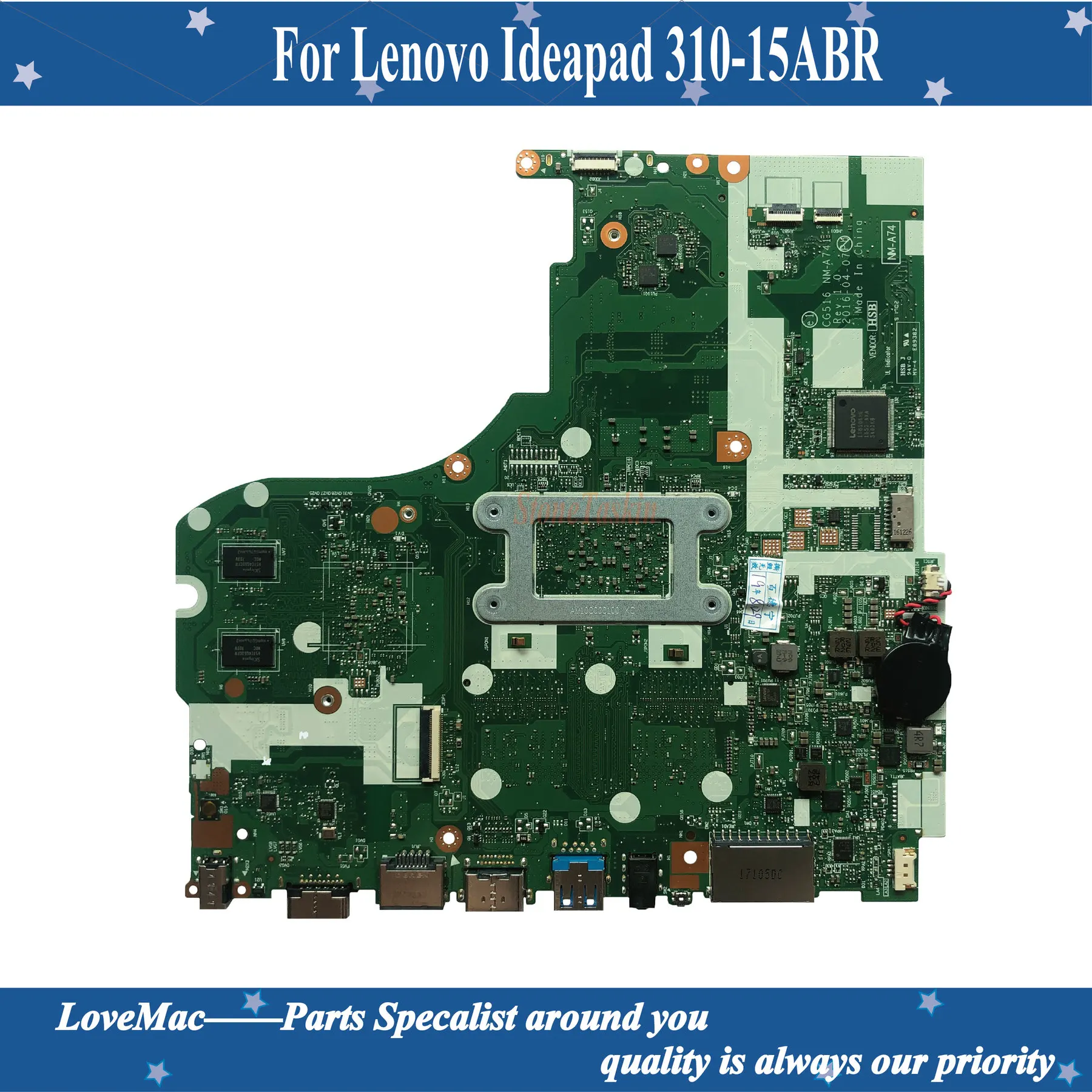 Высокое качество FRU 5B20L71650 для Lenovo Ideapad 310-15ABR материнская плата CG516 NM-A741 A12-9700P 4 Гб R8