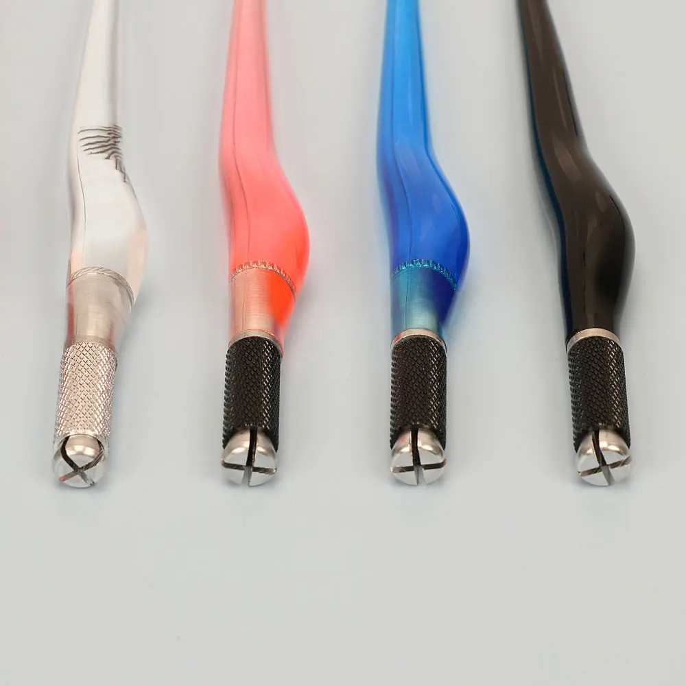 1 шт. микроблейдинг Tebori ручка PCD микроклинок игольчатый держатель для бровей