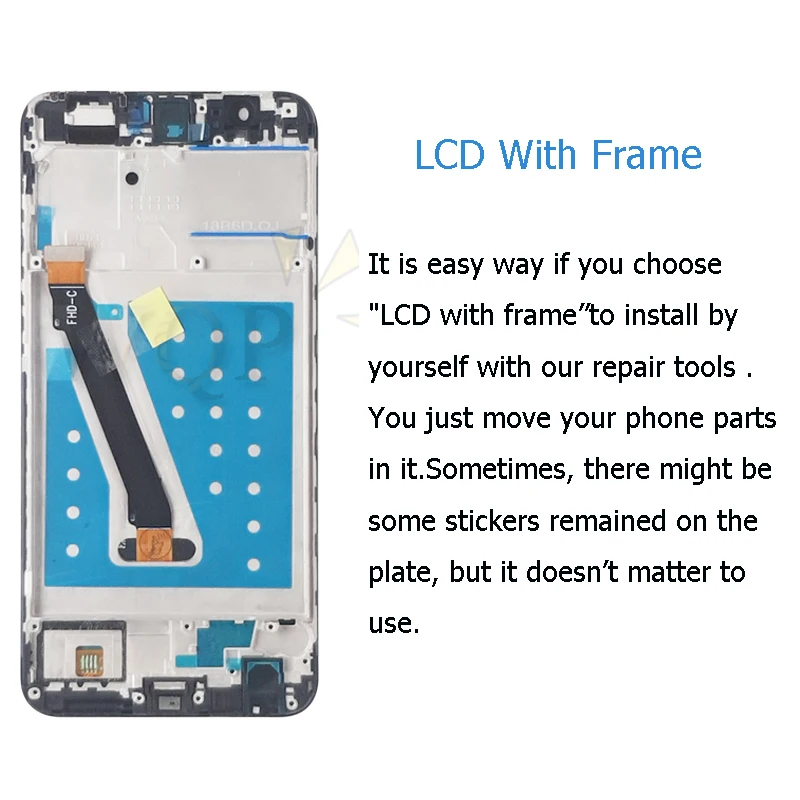 Для huawei P Smart lcd дисплей enjoy 7s кодирующий преобразователь сенсорного экрана в сборе с рамкой FIG LX1 L21 L22 замена экрана