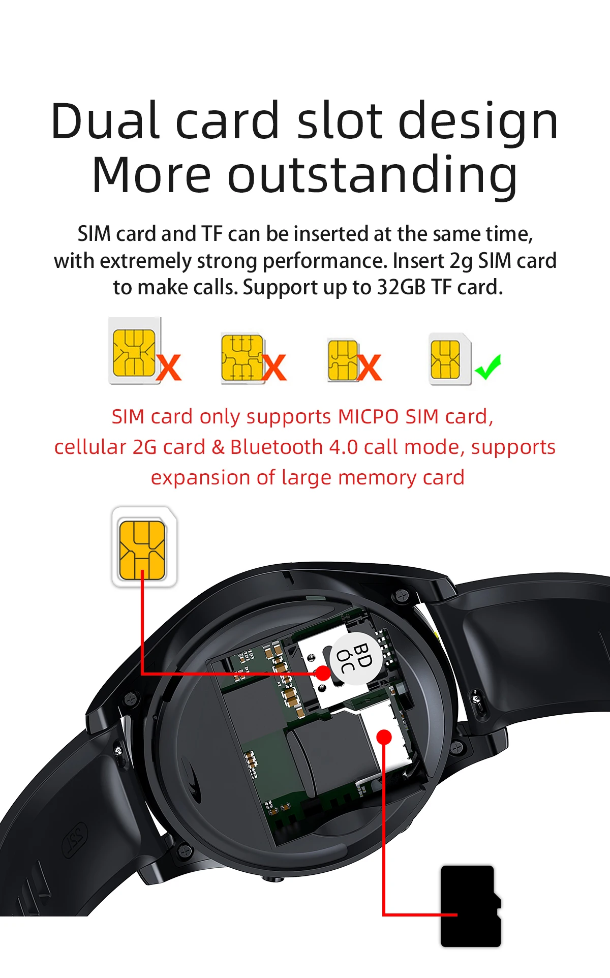 T20 Смарт-часы для 2G Sim TF карты модные Дистанционное Камера округлые ответ на вызов