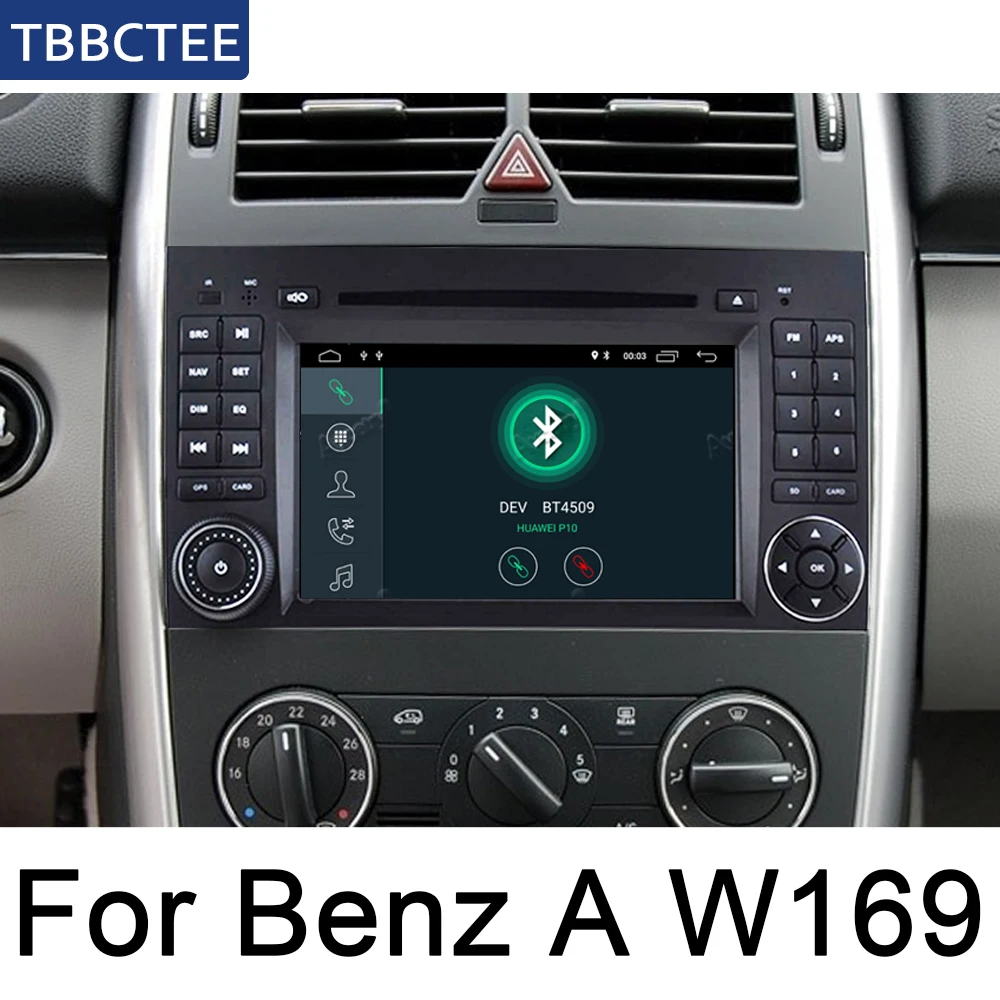 Автомобильный мультимедийный плеер для Mercedes Benz A Class W169 2004 2012 Android радио bluetooth GPS