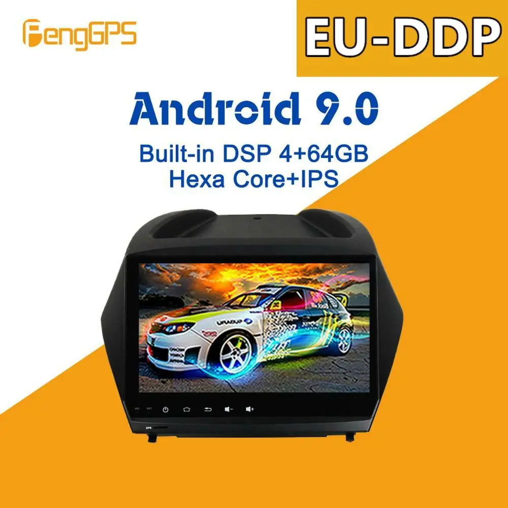 Android 9 0 PX6 DSP для Hyundai Tucson/IX35 2009-2015 автомобиля Мультимедиа Стерео Проигрыватель No DVD