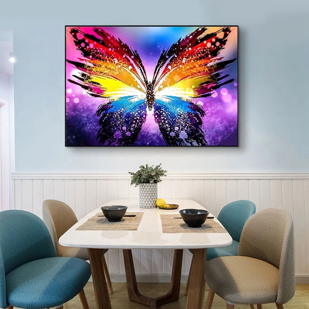 Алмазная 5D картина сделай сам милая овечка птицы Лев панда полная круглая