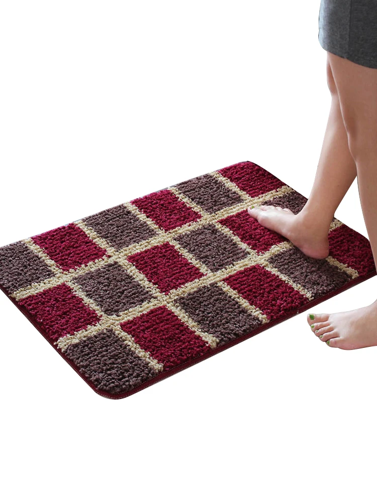 

Door Mat Household Entrance Carpet Doormat Bedroom Kitchen Bathroom Absorbent Floor Mat Bathroom Non-Slip Mat
