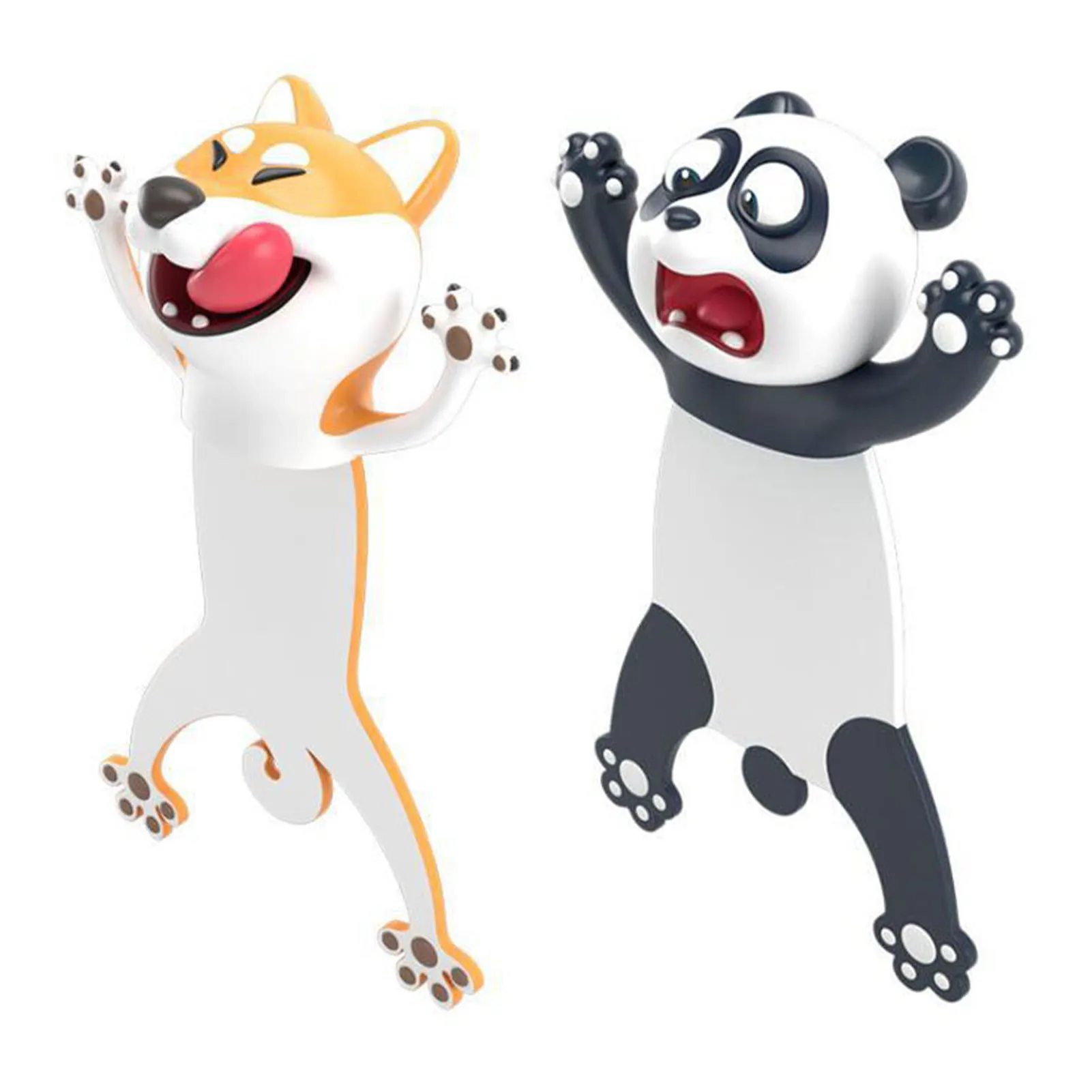 

3d-закладка в виде животного, долговечные Мультяшные принадлежности для офиса, школы, подарки для детей, студентов