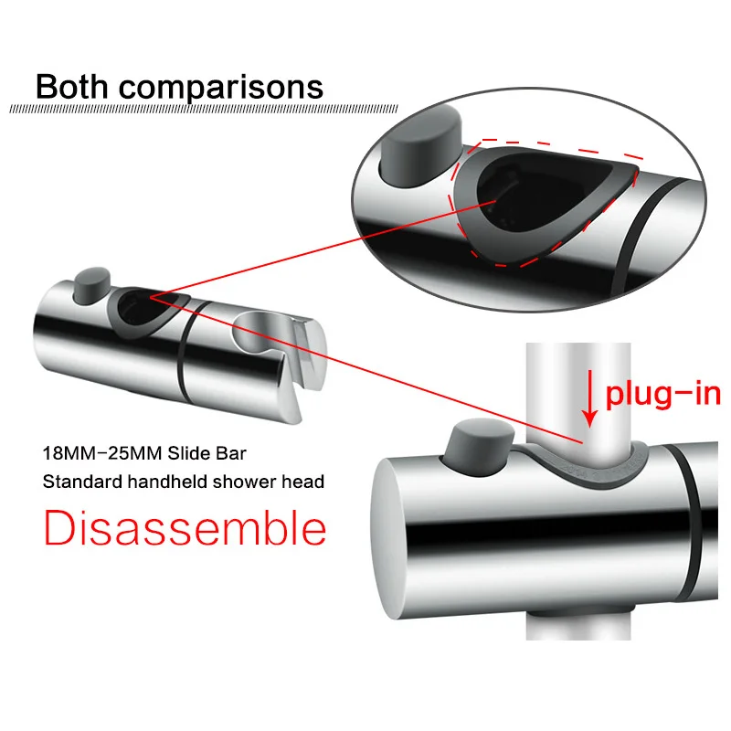 Аксессуары для ванной комнаты универсальный держатель душевой лейки из АБС