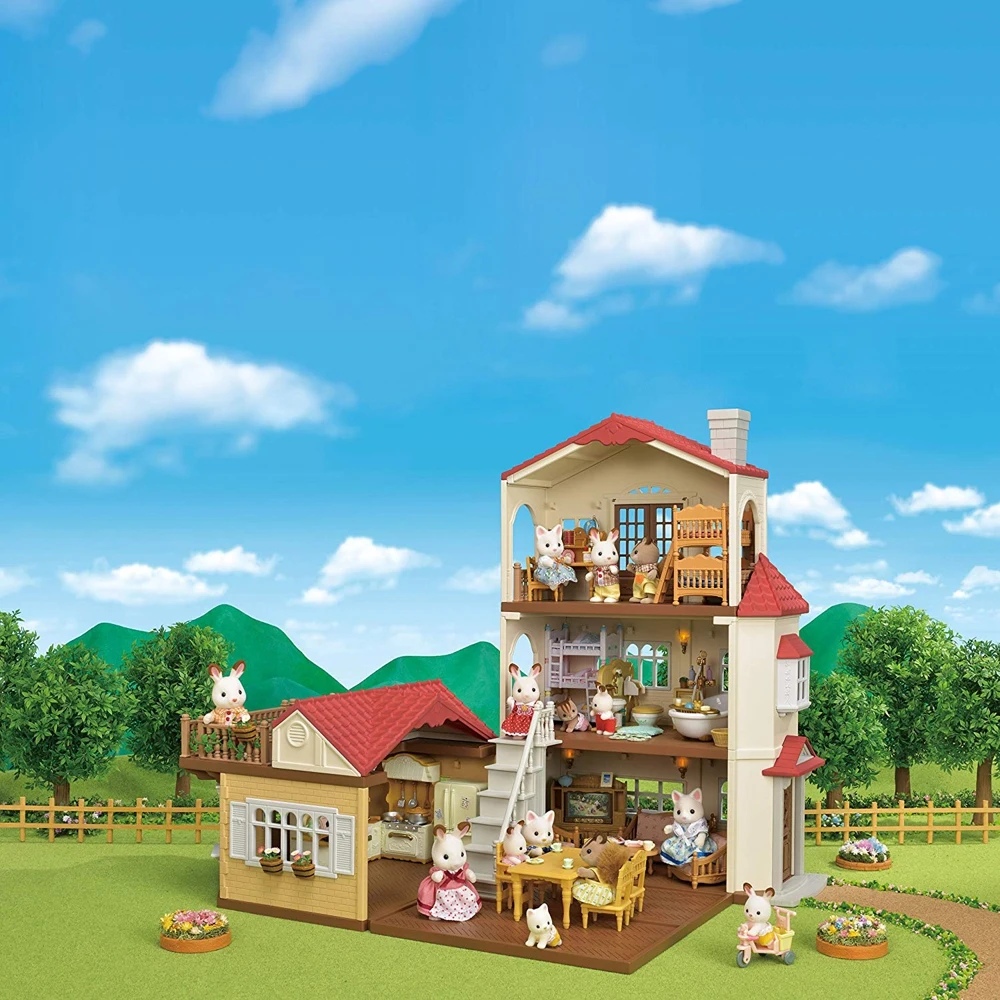 Игровой набор Sylvanian Families Большой дом со светом новый |