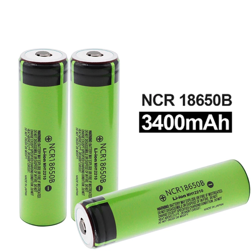 2020 100% New Original 18650 battery NCR18650B 3.7 v 3400 mah Lithium Rechargeable Battery For Flashlight batteries | Электроника
