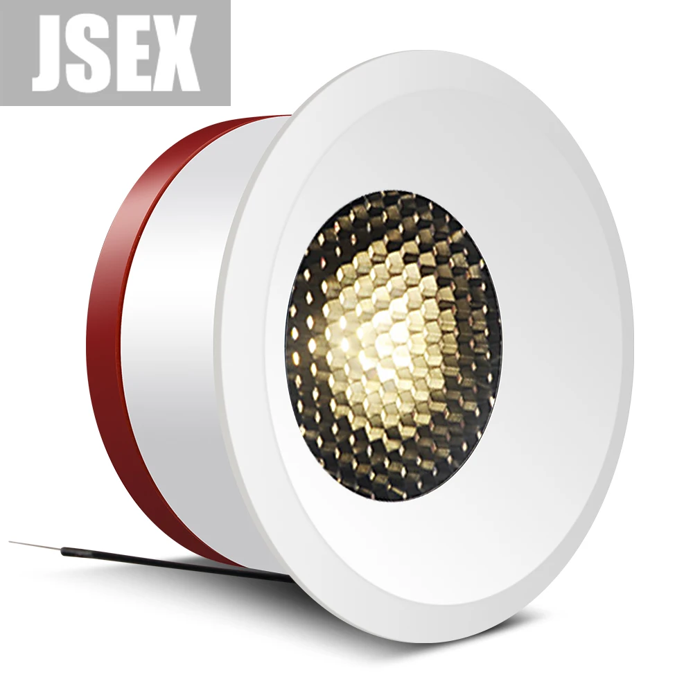 

2020 New Honeycomb Nest Anti Glare Lens Recessed LED Downlight 15W 12W 7W Round lamp Pic Background Spot Light