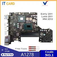 original tested a1278 motherboard for macbook pro 13820 3115 b 820 2936 a 820 2936 b core i5 i7 logic board 2011 2012 years