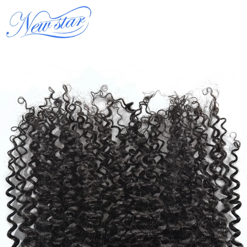 Бразильские кудрявые волосы афро 1/3/4 пряди Гуанчжоу новые Звездные волнистые