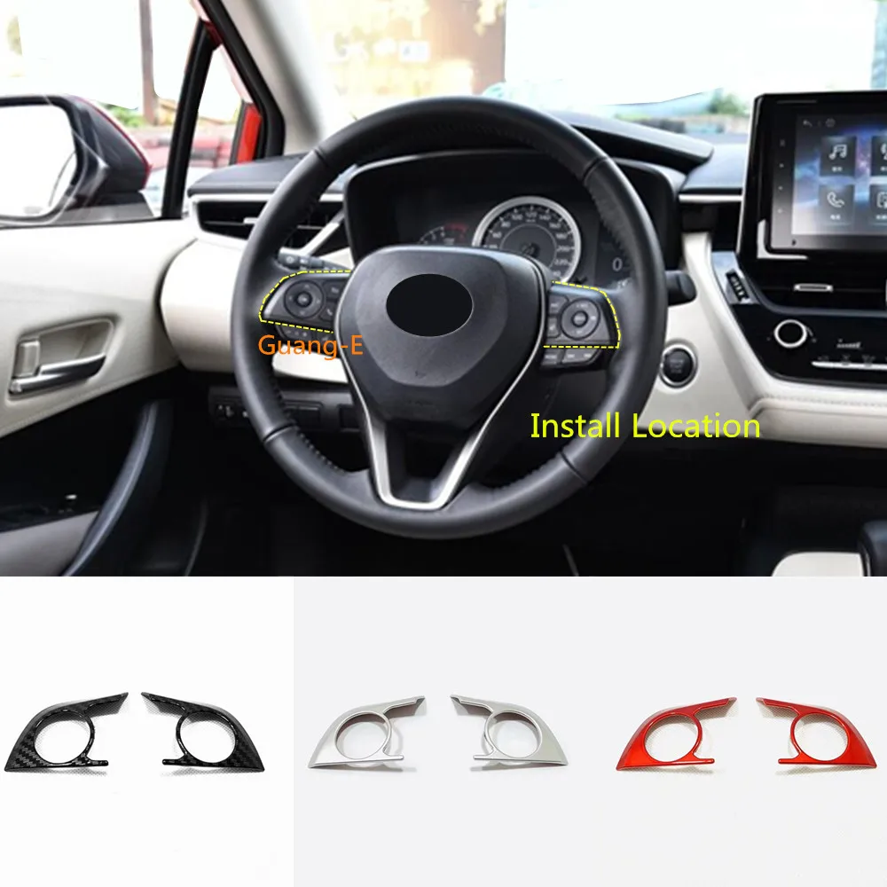 Автомобильная липучка крышка ABS матовая/углеродного волокна руль внутренний
