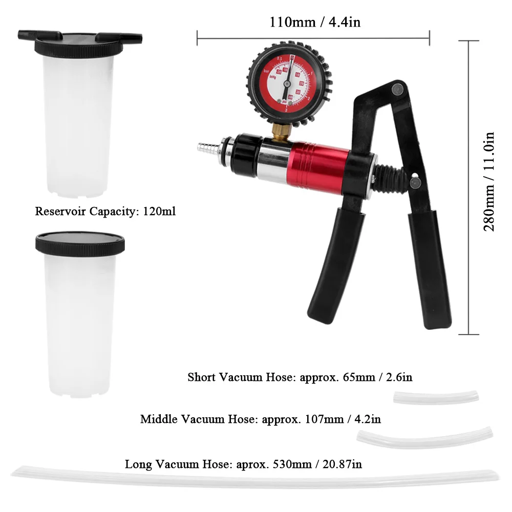 Профессиональный ручной тестер тормозов комплект вакуумных насосов для