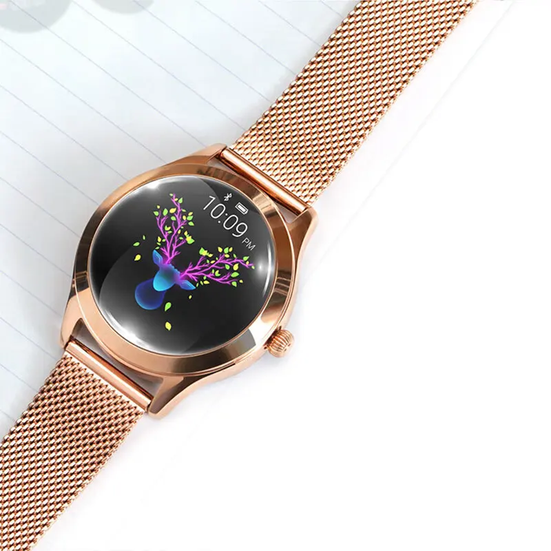 

KW10 Delicate IP68 Waterproof Female Physiological Reminder Real-time Notification Push Smart Watch